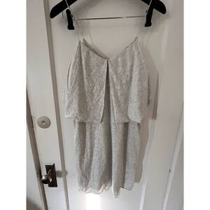 Womens 3.1 Phillip Lim Strap Multilayer Folded Dress Jersey Knit Gray Size 6